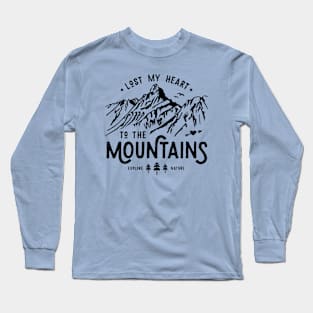 Lost my heart to the mountains Long Sleeve T-Shirt